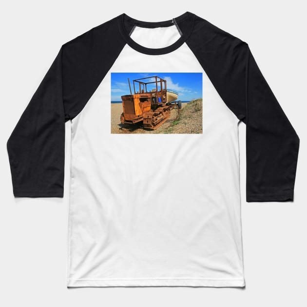 On Weybourne Beach Baseball T-Shirt by RedHillDigital